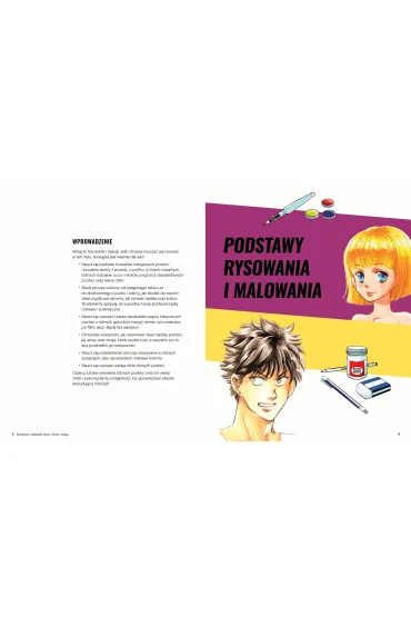 Rysowanie i malowanie twarzy. Anime i Manga. Tworzenie postaci i twarzy krok po kroku - Nao Yazawa