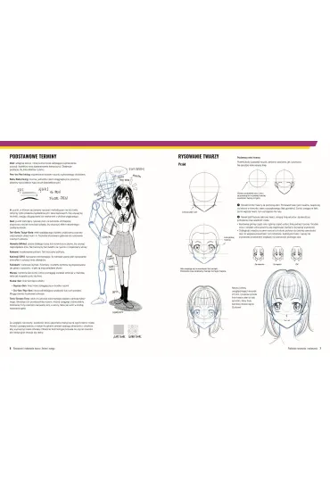 Rysowanie i malowanie twarzy. Anime i Manga. Tworzenie postaci i twarzy krok po kroku - Nao Yazawa