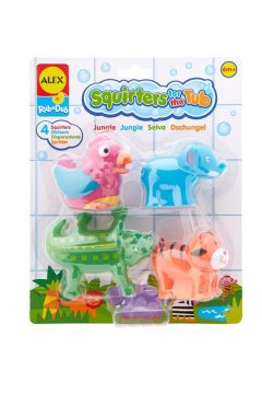 Bath Squirters Jungle Zabawki do kpieli Zwierztka z dungli Alex
