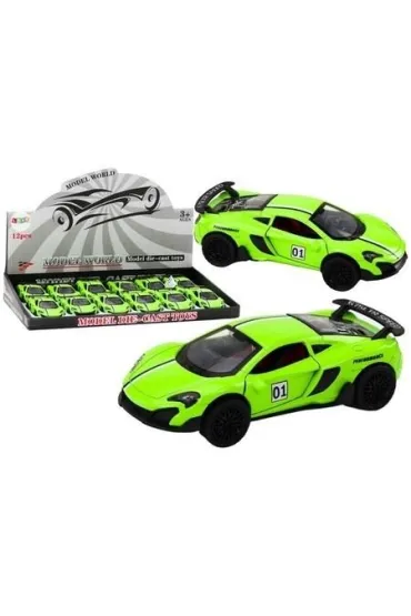 Auto sportowe 1:32 zielone LeanToys