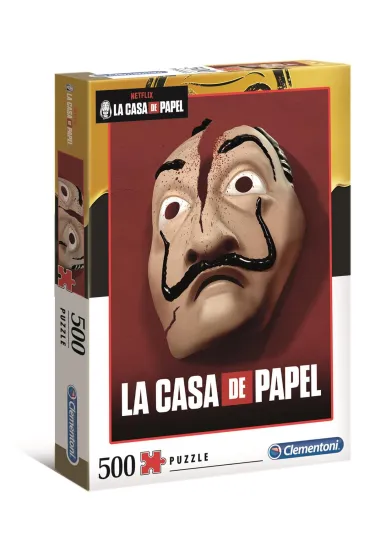 Puzzle 500 el. Netflix. La Casa de Papel 2 Clementoni