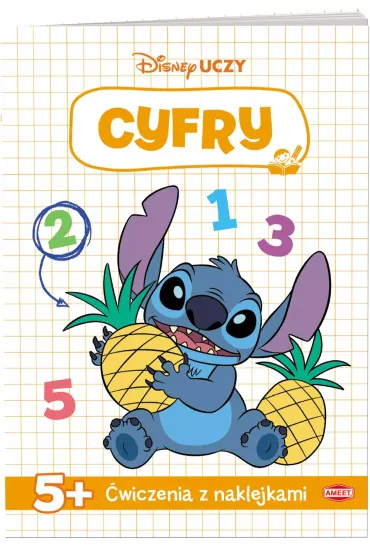 Disney uczy Stitch �wiczenia z naklejkami cyfry UDN-9306