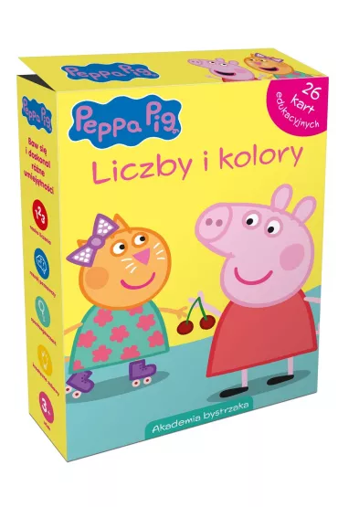 �winka Peppa. 123. Karty edukacyjne w pude�ku - Monika Kiersnowska