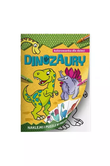 Dinozaury. Kolorowanka dla dzieci