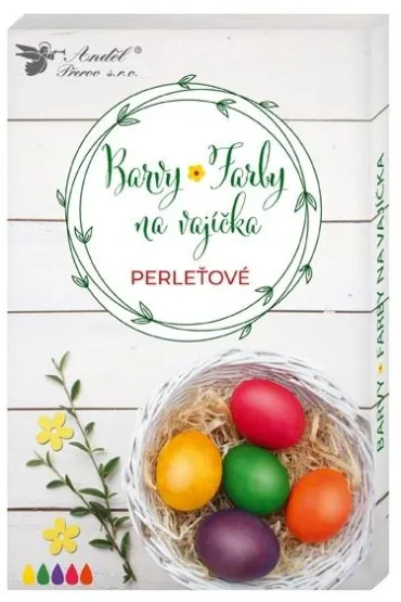 MFP Farby do jajek �elowe per�owe 5 szt.