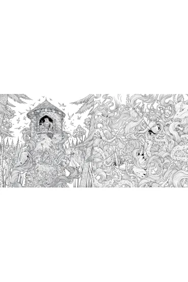 Mroczne opowie�ci. Kolorowanka dla doros�ych - Kerby Rosanes