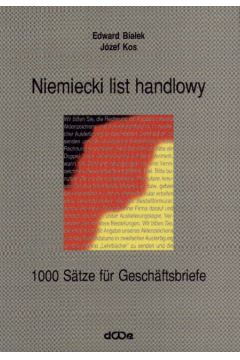 Niemiecki list handlowy - Bia�ek Edward - Edward Bia�ek
