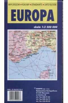 Europa - mapa drogowa
