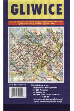 Gliwice Plan miasta 1: 20 000