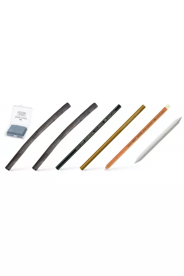 Faber-Castell Zestaw do szkicowania Charcoal 7 szt.