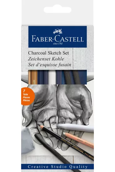 Faber-Castell Zestaw do szkicowania Charcoal 7 szt.
