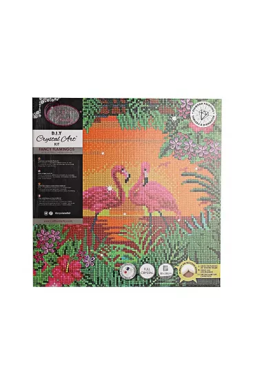 Epee Obraz na p��tnie z mozaik� Flamingi 30x30cm