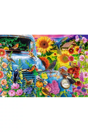 Puzzle 1000 el. Wiejska sielanka: �piewaj�ce Ptaki Trefl