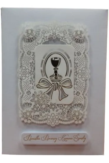 Jean Marc Album Komunia �wi�ta, koronka (15x21cm) 5180 mix