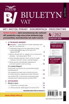 ePrasa Biuletyn VAT 4/2018
