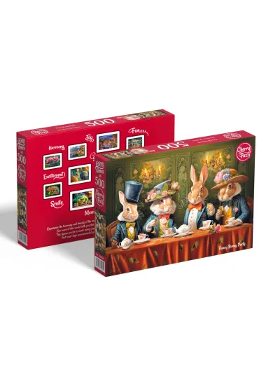 Puzzle 500 el. Fancy Bunny Party CherryPazzi