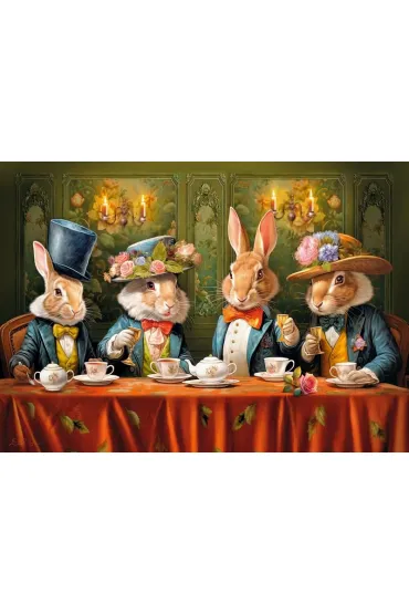 Puzzle 500 el. Fancy Bunny Party CherryPazzi