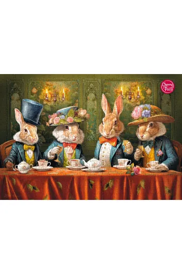 Puzzle 500 el. Fancy Bunny Party CherryPazzi