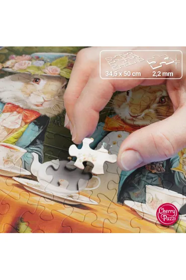 Puzzle 500 el. Fancy Bunny Party CherryPazzi