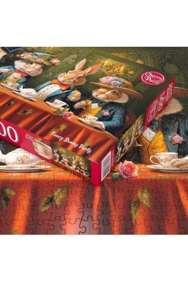 Puzzle 500 el. Fancy Bunny Party CherryPazzi