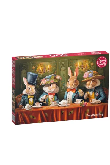 Puzzle 500 el. Fancy Bunny Party CherryPazzi