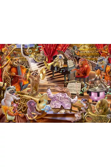 Puzzle 1000 el. Koncert zwierzak�w Schmidt - Steve  Sundram
