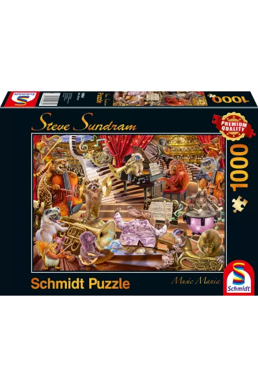Puzzle 1000 el. Koncert zwierzak�w Schmidt - Steve  Sundram