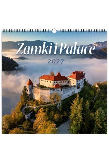 Kalendarz 2027 wieloplanszowy 33x33cm Zamki i...