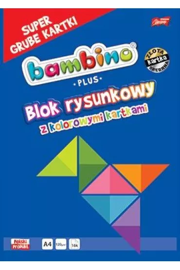 St. Majewski Blok rysunkowy z kolorowymi kartkami A4