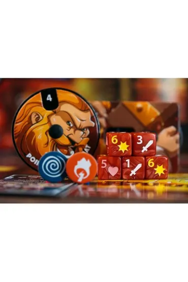 Dice Throne. Starcie 1. Barbarzy�ca vs Ksi�ycowa Elfka Lucky Duck Games Polska