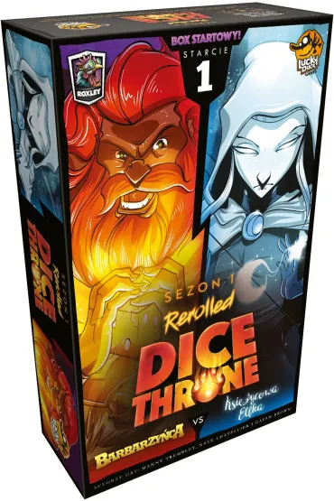 Dice Throne. Starcie 1. Barbarzy�ca vs Ksi�ycowa Elfka Lucky Duck Games Polska