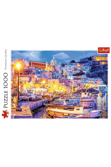 Puzzle 1000 el. Wyspa Procida noc�, W�ochy Trefl