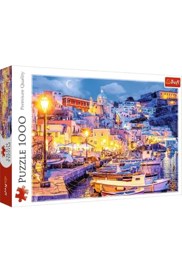 Puzzle 1000 el. Wyspa Procida noc�, W�ochy Trefl