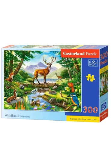 Puzzle 300 el. Le�na harmonia Castorland