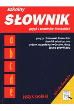 S�ownik poj�� i termin�w literackich - Stopka Dorota - Dorota Stopka