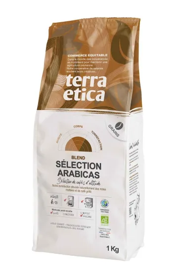 Cafe Michel Kawa ziarnista arabica 100 % selection fair trade 1 kg Bio