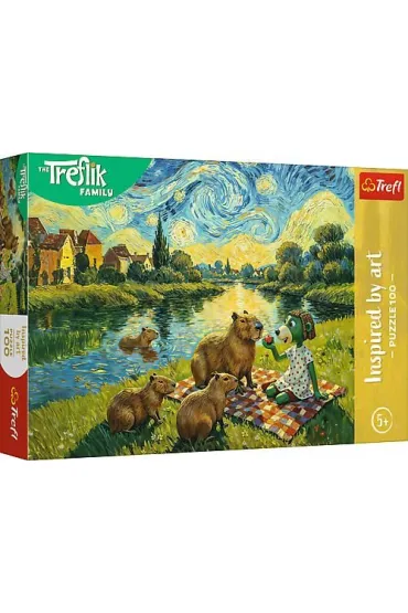Puzzle Karmi�c kapibary 100 el. Inspired By Art Rodzina Treflik�w 16563