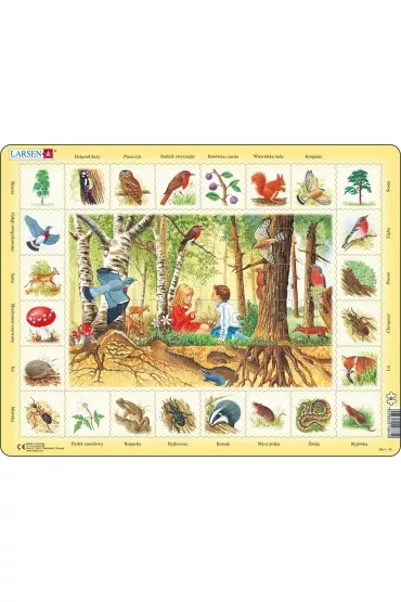 Puzzle Uk�adanka W lesie Maxi Tactic