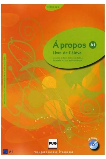 A propos A1 podr�cznik + CD - Annabelle Nachon, Catherine Metton, Christine Andant, Nugue Fabienne