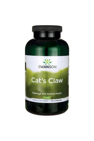Swanson Cats Claw (Koci Pazur, Vilcacora, Uncaria tomentosa) 500 mg - suplement diety 250 kaps.