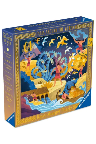 Puzzle dla dzieci 64 el. Dwana�cie prac Herkulesa Ravensburger