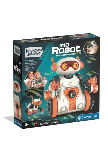 Naukowa zabawa - Robot Mio nowa generacja Clementoni
