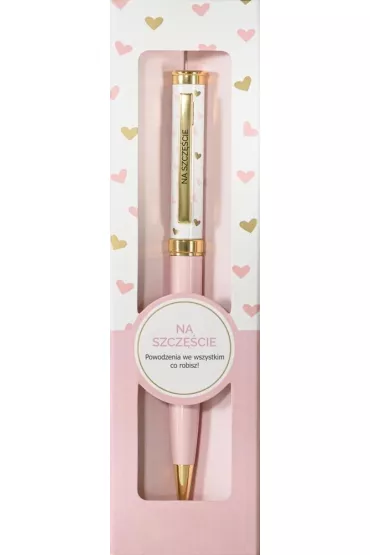Be-Happy Gifts D�ugopis prezentowy z napisem Na szcz�cie