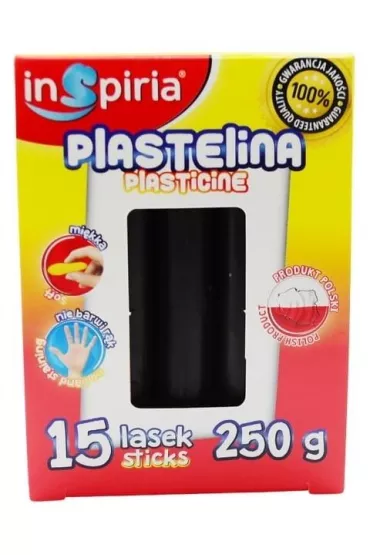 InSpiria Plastelina czarna 250g