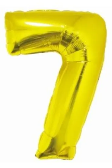 Godan Balon foliowy cyfra 7 z�ota Smart 76cm