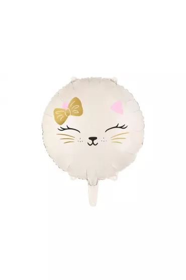 PartyDeco Balon foliowy Kot 45cm