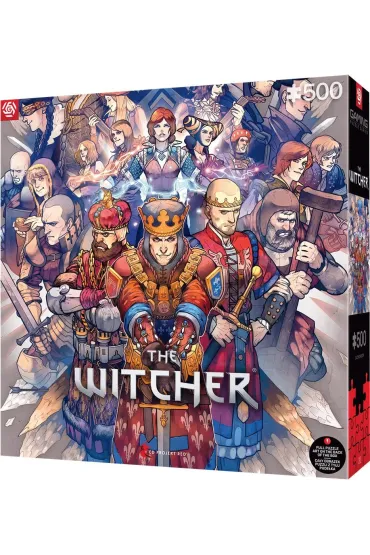 Puzzle 500 el. The Witcher Northern Realms Good Loot
