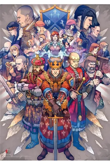 Puzzle 500 el. The Witcher Northern Realms Good Loot