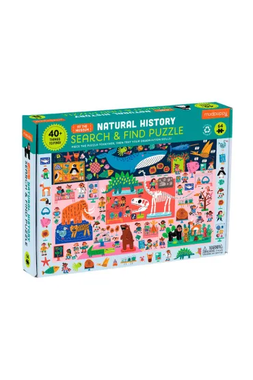 Puzzle obserwacyjne Muzeum historii naturalnej 4+ Mudpuppy