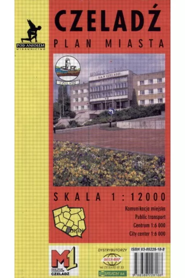 Czelad� Plan miasta 1:12000